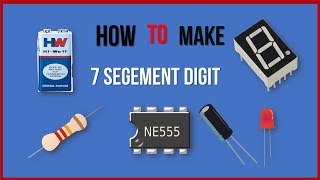 How to Make 7 Segment Digit in Home.🔥🔥