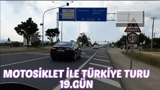 Yedigöller'den çıktım,Bolu merkezi gezdim,Düzce'ye gidiyorum.Motosiklet ile Türkiye Turu #24