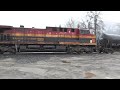 skeena pacific 2301 cpkc train 201 mile 43.6 shuswap sub sicamous bc canada 2025 01 08