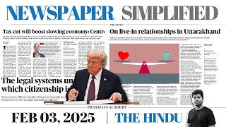 Feb 03, 2025 : Newspaper Simplified | The Hindu Analysis Tamil | Current Affairs | UPSC \u0026 TNPSC