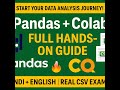 Google Colab & Pandas से Data Analysis की शुरुआत 🚀 | Python for Beginners
