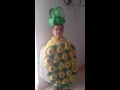 My little Arnav all set for his Fancy dress competition as pineapple 👍😊