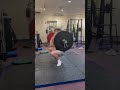 285 lb power clean @ 18 yrs old 175 lbs bw