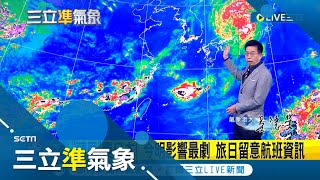 雨區再度擴大！明(16日)至週六\