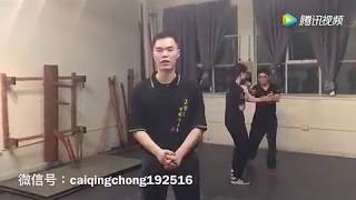 咏春拳实用高级打法教学—咏春搏击中弧线、直线、点有什么关系？