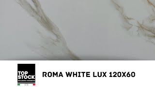 Roma white Calacatta Lucido - 120x60 grès porcellanato effetto marmo - Link qui👇sotto x acquistare