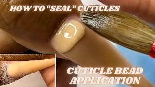 CUTICLE BEAD ACRYLIC APPLICATION FOR BEGINNERS | How To \