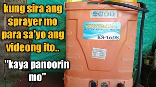 paano ayusin ang sprayer na walang power electric napsack sprayer @larrytechph