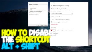 How To Disable Shortcut ALT + SHIFT | No More Language/Keyboard Layout Switching | Windows 10 | 2025