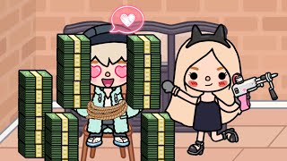 Rich boy fell in love with the kidnapper girl 💓💸 | Toca life story | Toca Boca