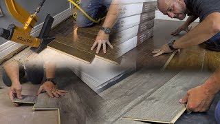 How to Install Vinyl Flooring , Laminate Flooring and Hardwood