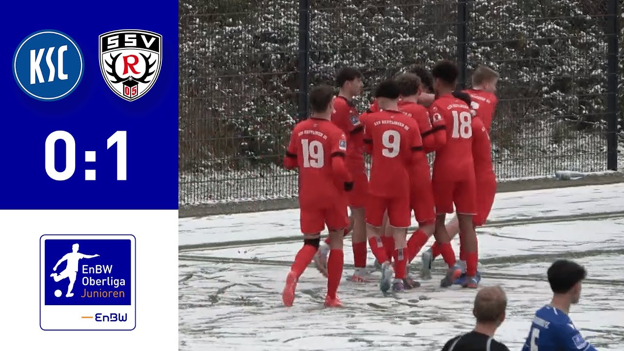 EnBW-Oberliga - B-Junioren: Karlsruher SC II -SSV Reutlingen 1905 2023/ ...