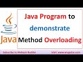 Method Overloading in Java | Find the sum of two, three Integers, and two doubles by Mahesh Huddar