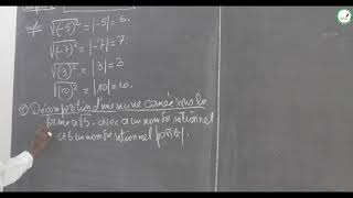 Cours - Troisième - Mathématiques : La racine carrée / Le carré d'une racine carrée / M. Diop