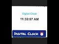 Digital Clock #shorts #digital #shortsfeed #shortfeed #youtubeshorts #viral #clock