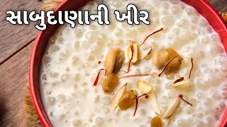 10 મિનિટમાં બની જાય અને ઘરમાં બધાને ભાવે તેવી સાબુદાણાની ખીર | Farali kheer