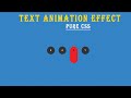 CSS  Animation Effects  With Free Code | CSS3 Text Distortion Animation Effects