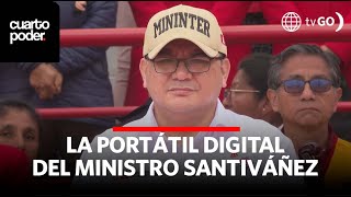 The digital laptop of Minister Juan José Santiváñez | Cuarto Poder | Peru