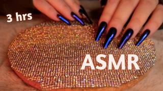 ASMR Scratching on Rhinestoned Trigger Board (No Talking) 3 Hours