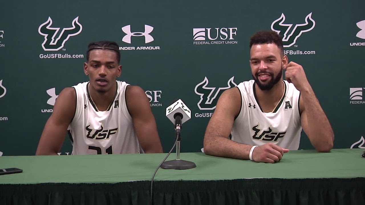 USF Men's Basketball: Flagler Post Game Player Interviews - YouTube