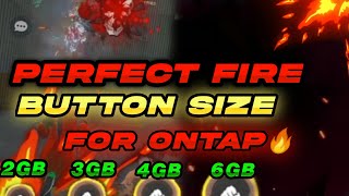 free fire best fire button size|Malayalam|best fire button+position
