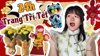 24H trang trí Tết | Trâm Suri Mun