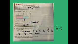 4th grade GoMath lesson 7.3 add fractions using models