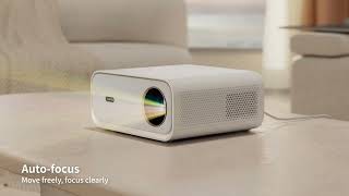 WANBO X5 1100 ANSI Lumens Fully Automatic Android 9 Projector| Full HD Native 1080P | 4K HDR Support