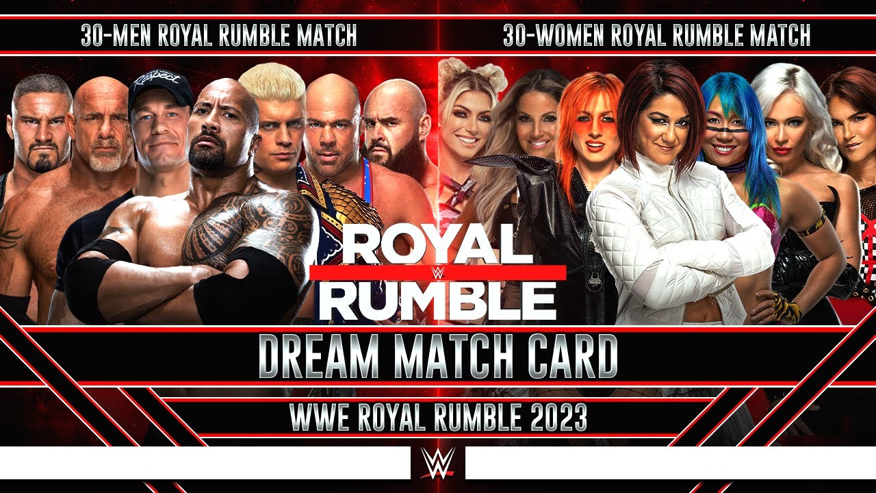 WWE Royal Rumble 2023 - Dream Card [v2] - YouTube