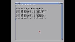 HstWB Installer initial support for Amiga OS v3.1.4