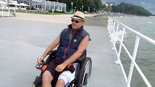 Alber E-fix Test Drivei- Electric wheelchair