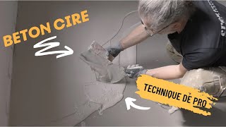 APPLIQUER du BÉTON CIRE au sol - Créa Concept TUTO (2/2)