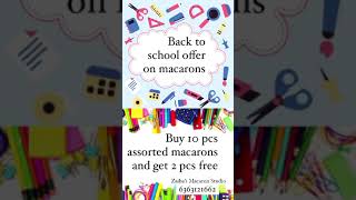 Back to school by Zaiba’s macaron studio