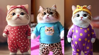 😻Cat videos funny dance 💃😃Videos for catsv#funnycats #dancingcat #catlovers 129