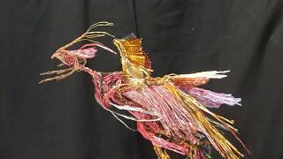 No.02 Wire Art phoenix 針金細工 火の鳥