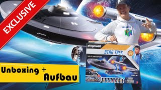 Star Trek  U.S.S. Enterprise by  Playmobil :   UNBOXING + AUFBAU    EXCLUSIVE