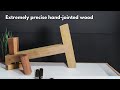 Extremely precise hand-jointed wood