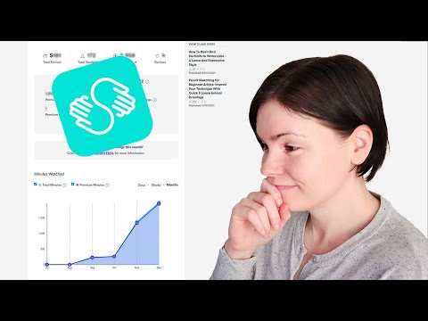 My first 3 months as a Skillshare art teacher: stats, income, strategy and tips