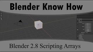 Blender 2.8 Scripting Array Modifier