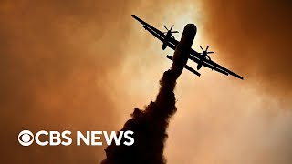 Massive wildfires rage in the West