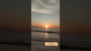 静听海浪的声音 绝美的夕阳 放松一下 ＃夕阳 ＃海浪 ＃放松 ＃relax