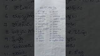 ఆంధ్రప్రదేశ్ జిల్లాలు |AP districts