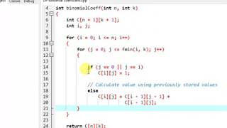 Computing a Binomial Coefficient(part-1) ||AlgorithmX