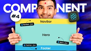 React JS Components Explained | Build a Basic Website Layout (Navbar, Hero, Footer) #4