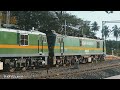 arakkonam wag 9 twins hauling bcna rake departing maddur