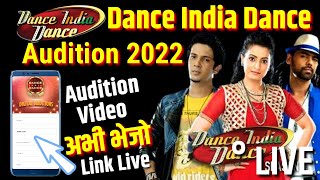 Dance india Dance audition 2022 send video Now | dance india dance online audition is live Now |