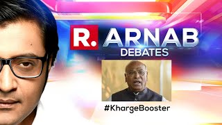 Arnab Goswami Debate: Will Kharge Revive The Congress Or Just Be A Vandra-Gandhi Puppet?