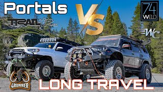 5th gen 4runner Portals vs Long travel PART 1 (offroad ASMR)