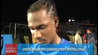 SPARTA SNEAKS INTO GUINNESS STREET FOOTBALL FINAL 12 13 2017