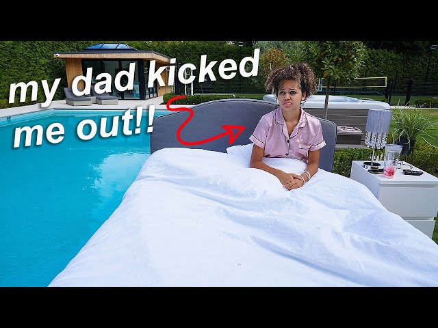 Living In The Garden Because My Dad Kicked Me Out Videos For Kids